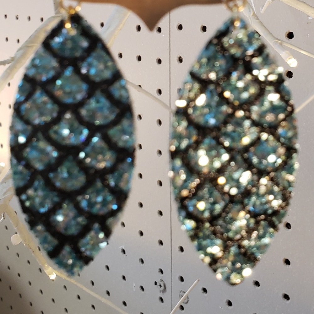 Mermaid Glitter Earrings